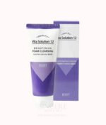 Jigott Vita Solution 12 Brightening Foam Cleansing – veido prausiklis su šaltalankiais kaina korejietiska kosmetika