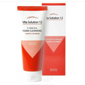 Jigott Vita Solution 12 Firming Foam Cleansing – veido prausiklis su kolagenu kaina