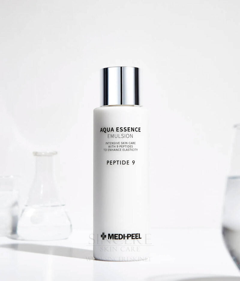 Medi-Peel Peptide 9 Aqua Essence Emulsion – veido emulsija su peptidais kaina korejietiska kosmetika
