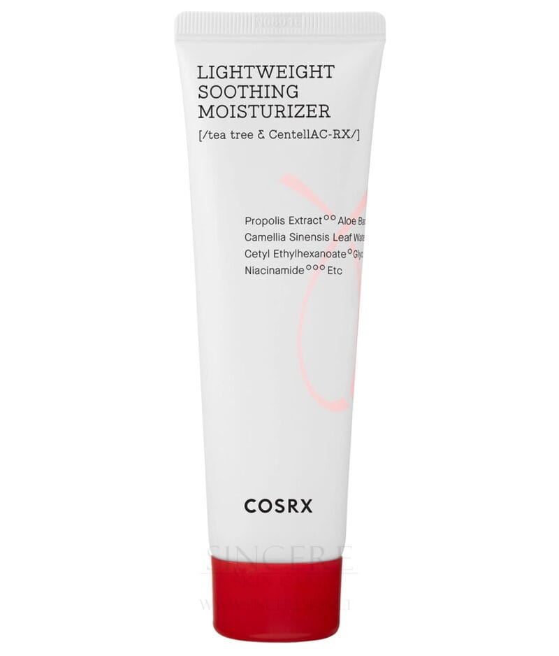 Cosrx AC Collection Lightweight Soothing Moisturizer – lengvas drėkinamasis kremas probleminei odai kaina