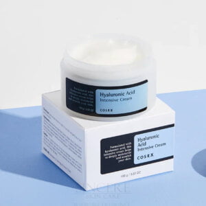 Cosrx Hyaluronic Acid Intensive Cream – stipriai drėkinantis kremas su hialurono rūgštimi kaina korėjietiška kosmetika