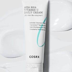 Cosrx Refresh AHA BHA Vitamin C Daily Cream – tonikas su AHA ir BHA rūgštimis bei vitaminu C kaina