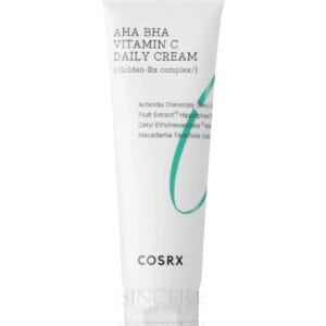 Cosrx Refresh AHA BHA Vitamin C Daily Cream – tonikas su AHA ir BHA rūgštimis bei vitaminu C kaina