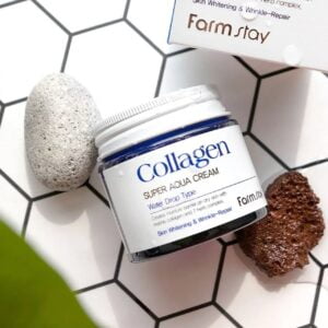 pirkti Farmstay Collagen Super Aqua Cream – drėkinantis veido kremas su kolagenu kaina