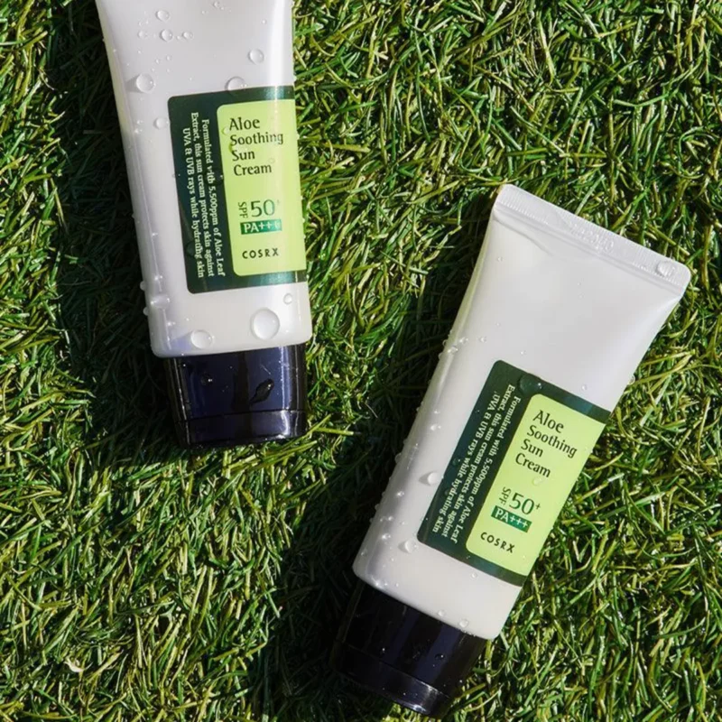 COSRX Aloe Soothing Sun Cream SPF50+/PA+++ – drėkinantis apsauginis kremas nuo saulės su alavijų ekstraktu - Image 3