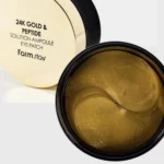 Farmstay 24K Gold & Peptide Solution Ampoule Eye Patch kaina