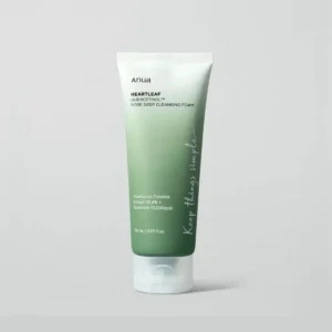 ANUA Heartleaf Quercetinol Pore Deep Cleansing Foam – raminančios ir poras valančios veido putos
