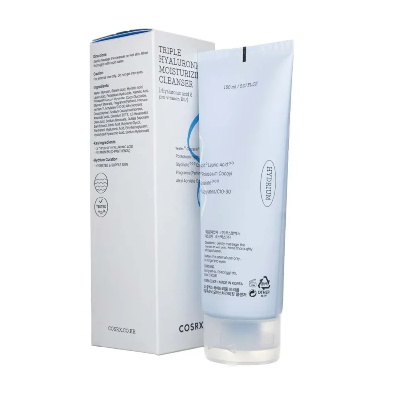 COSRX Hydrium Triple Hyaluronic Moisture Cleanser kaina