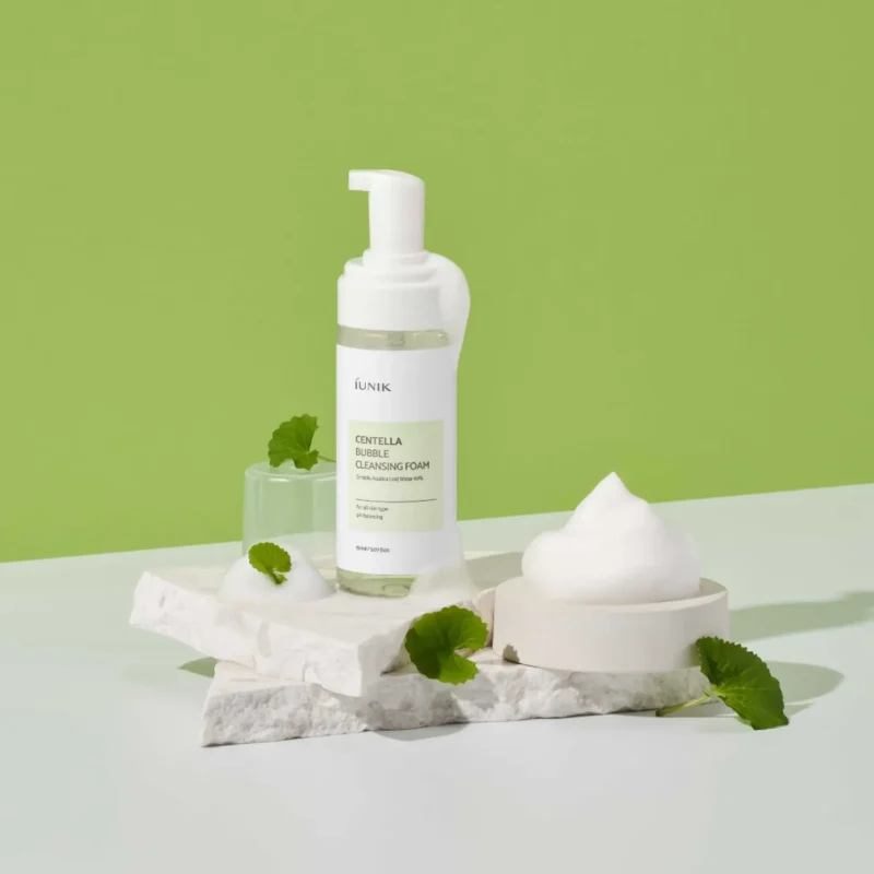 Iunik Centella Bubble Cleansing Foam kaina