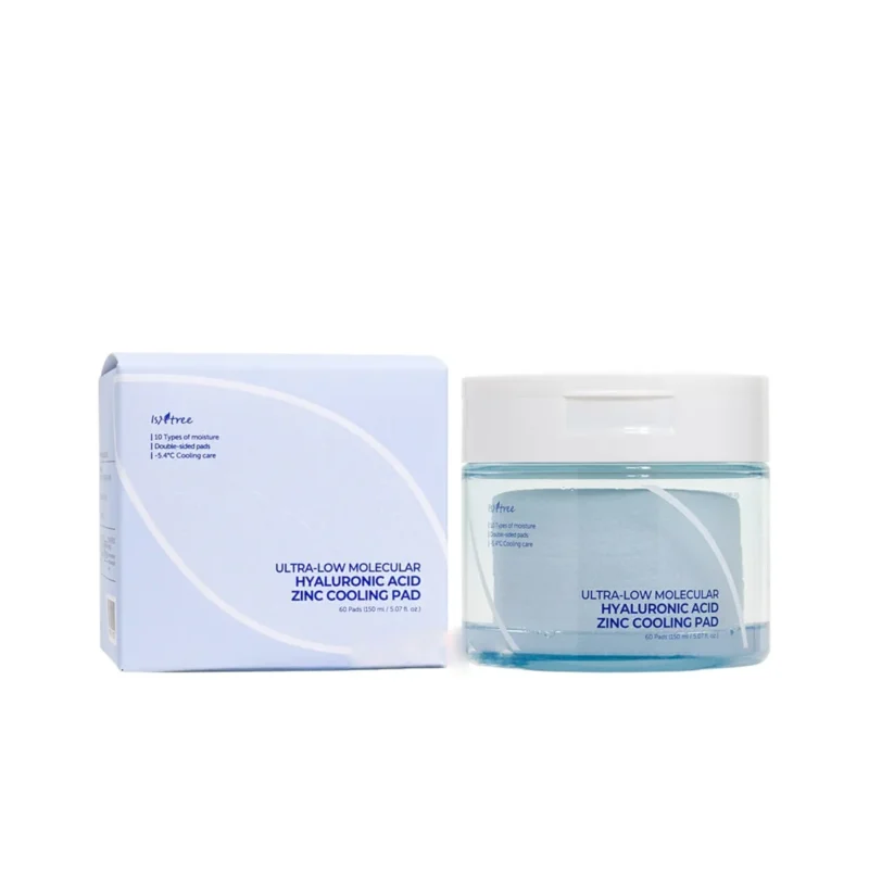 pirkti ISNTREE Ultra-Low Molecular Hyaluronic Acid Zinc Cooling Pad kaina