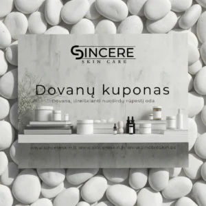 SincereSkin.lt kosmetikos dovanų kuponas internetu