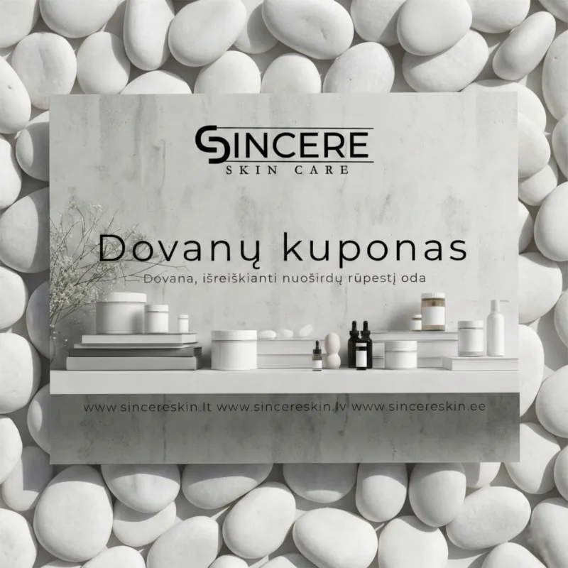SincereSkin.lt dovanų kuponas LT SincereSkin.lt kosmetikos dovanų kuponas internetu