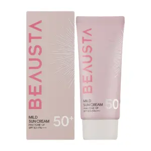 pirkti BEAUSTA Mild Sun Cream Pink Tone-Up SPF50+ kaina